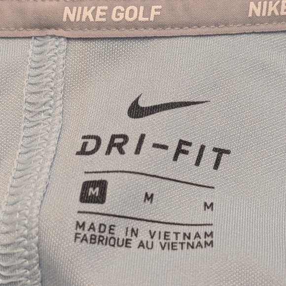 Women's Nike Dri-FIT Short-Sleeve Golf Polo Light Blue Size M - Picture 5 of 7